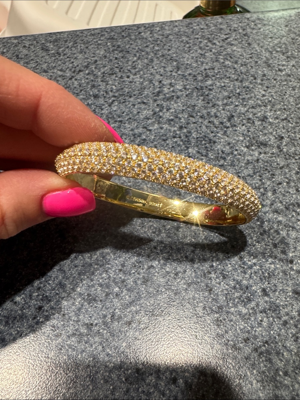Kendra Scott Gold Pavé Crystal Bangle Bracelet